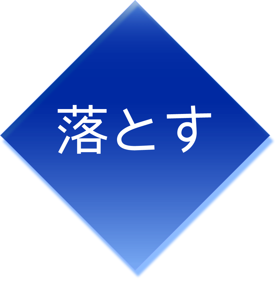 うるおいを落とす