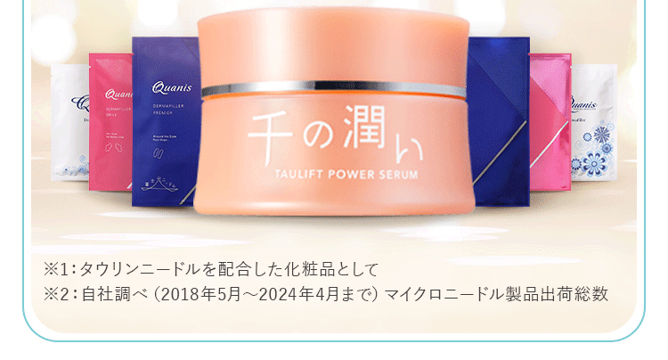 コスメディ製薬のマイクロニードル化粧品
