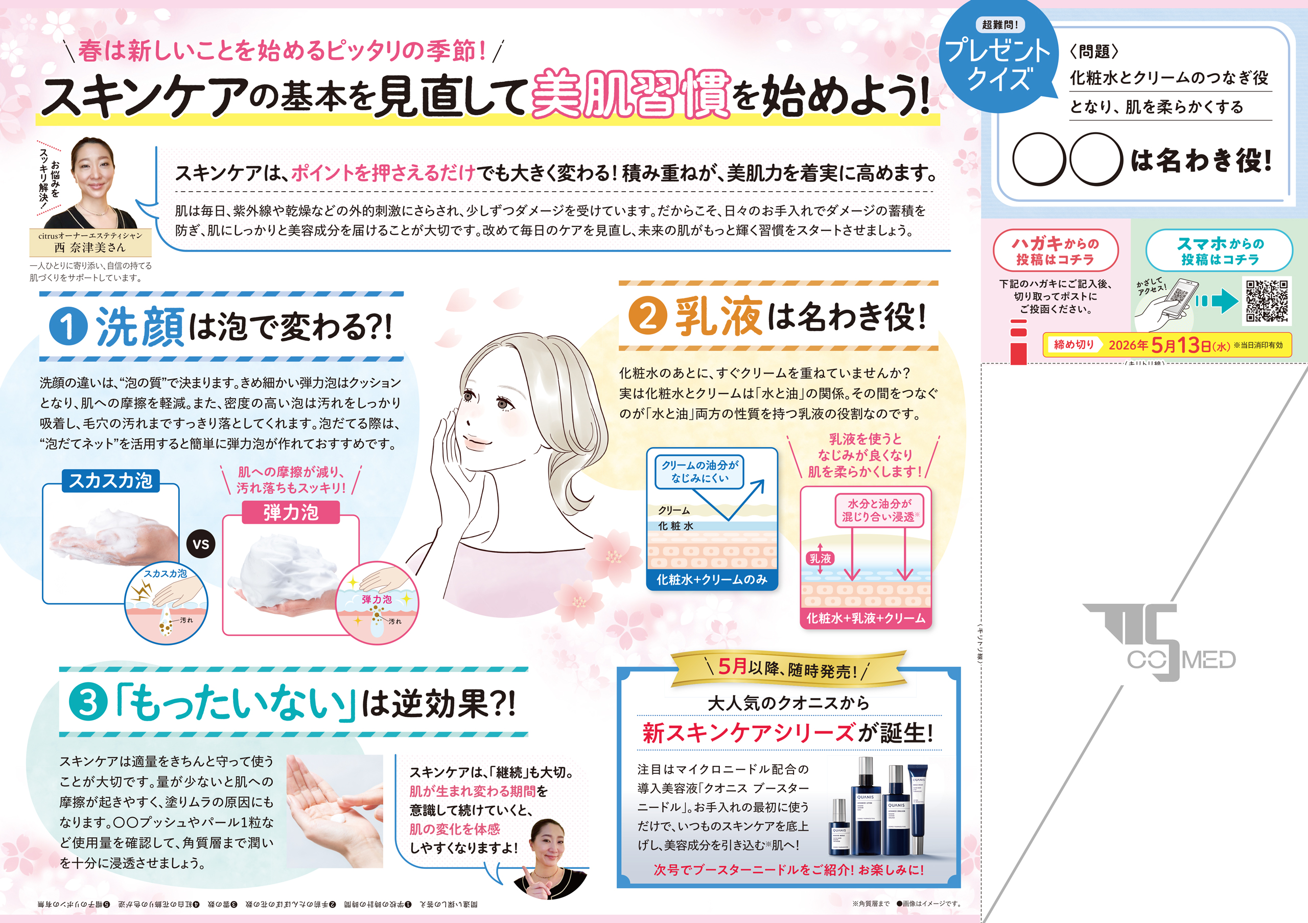 コスメディプレス 2026年4月号 裏面